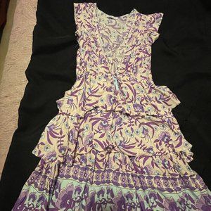 Daphne Lo Tiered floral dress